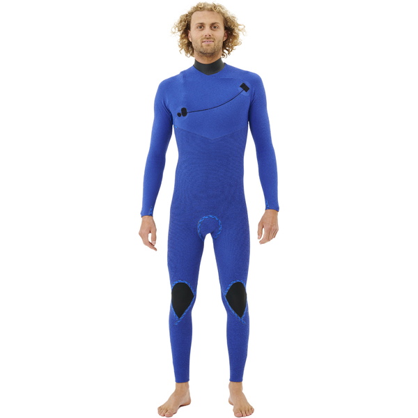 2023 Rip Curl Mens E-Bomb 3/2mm Zip Free Wetsuit WSMYRE - Blue